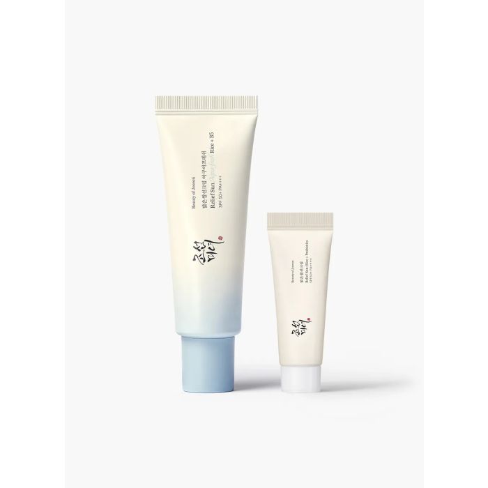 Beauty of Joseon Deluxe Set: Relief Sun : Rice + Probiotics Aqua-fresh 50ml + Relief Sun : Rice + Probiotics 10ml SPF50+ PA++++