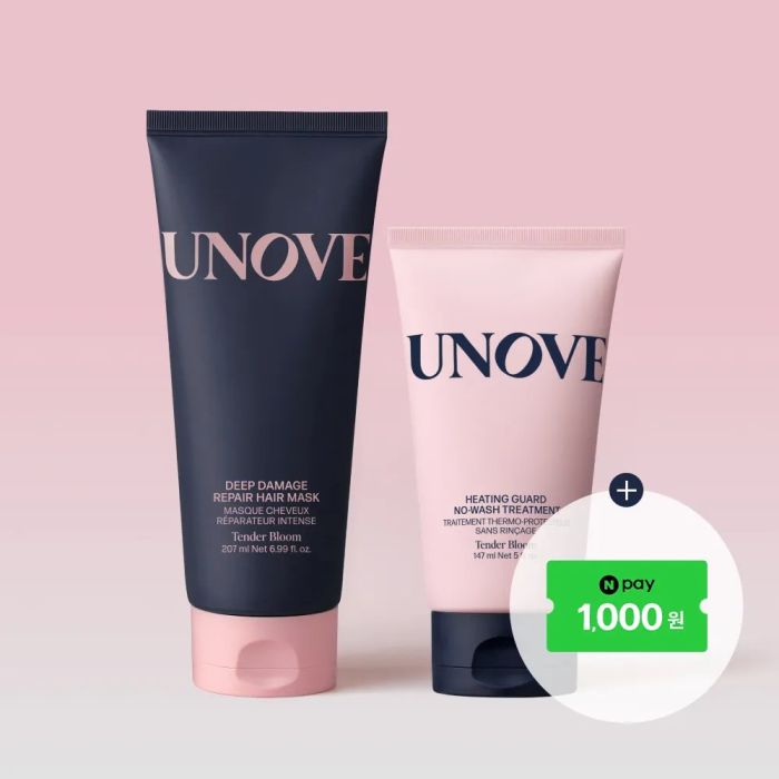 UNOVE Deep Damage Treatment EX 207ml + Heating Guard Treatment 147ml