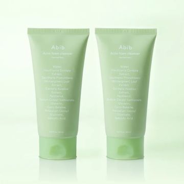 Abib Heartleaf Acne Foam Cleanser 150ml，2支装