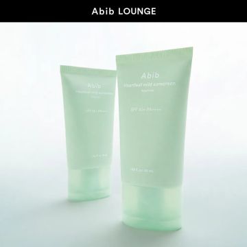 Abib Heartleaf Mild Sunscreen Relief Tube 50ml SPF50+ PA++++ 1+1