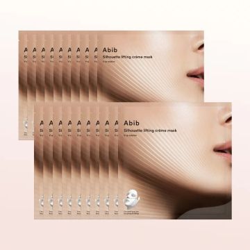 Abib Silhouette Lifting Cream Mask V-Up Solution 4 Tücher, 5er-Pack