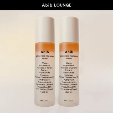 Abib سيروم رذاذ زهرة الرماد Glow Spray سعة 100 مل، عبوة من قطعتين