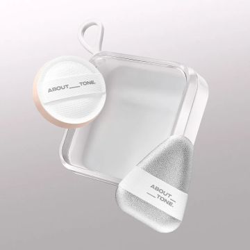 ABOUT_TONE Dreiecks-Fit & Tension-Ball Make-up-Schwamm 2 Stk.