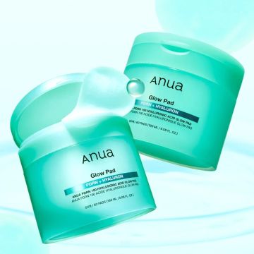 anua PDRN 100 Hyaluronic Acid Glow Pad 60 Sheets