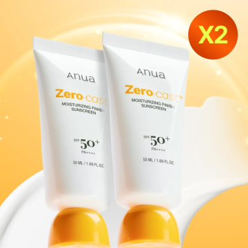 anua Zero Cast Daily Light Sunscreen 50ml 1+1 Set