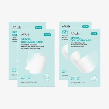 anua PDRN Collagen Melting Smile Line & Neck Wrinkle Patch Set (4 Sheets)
