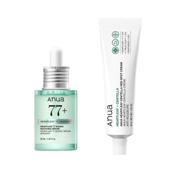 anua Trouble Double Care 2-Step Set (Heartleaf Zinc Serum 30ml + Trouble Cream 30g)