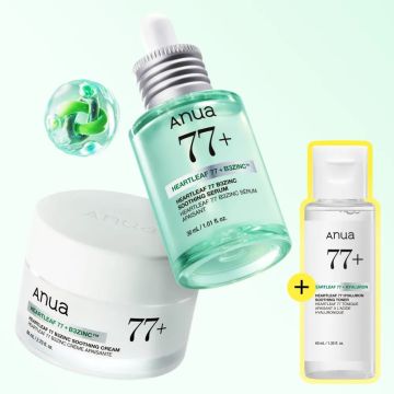 anua Kit de 2 Peças Heartleaf Soothing Trouble (Sérum 30ml + Soothing Cream 80ml)