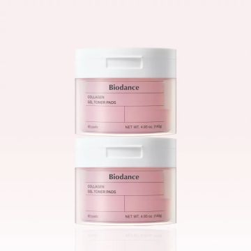 BIODANCE Collagen Gel Toner Pad 60 Sheets, 2 Pack