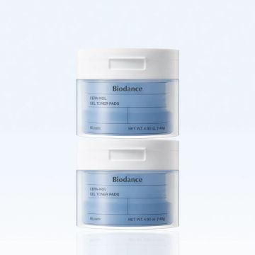 BIODANCE Cera-nol Gel Toner Pad 60 Sheets, 2-Pack
