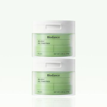 BIODANCE Sea Kelp Gel Toner Pad 60 Sheets, 2 Pack