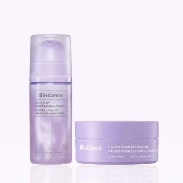 BIODANCE Caviar Bubble Booster 95ml + Caviar Eye Patch 60 Sheets Set