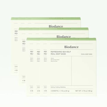 Biodance 爽肤海带深层保湿凝胶面膜 Refreshing Sea Kelp Real Deep Mask 4片装，12盒