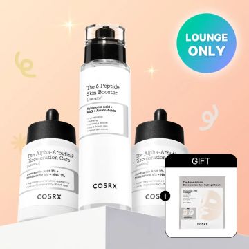 COSRX Alpha-Arbutin Blemish Spot Care Booster Set (Alpha-Arbutin Serum 50ml 2ea + Peptide Serum 150ml 1ea)