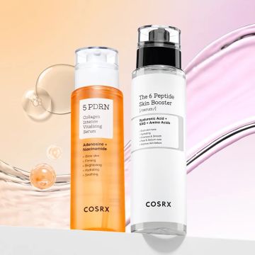 COSRX Elasticity & Radiance Care 2-Piece Set (Peptide Serum 150ml + 5 PDRN Serum 100ml)