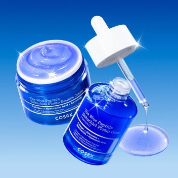 COSRX The Blue Peptide Bakuchiol Plumping Serum & Cream 2-Piece Set