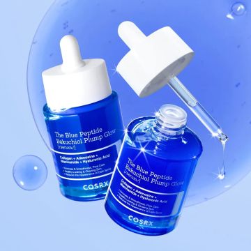COSRX The Blue Peptide Bakuchiol Plump Glow Serum 50ml, 2-Pack