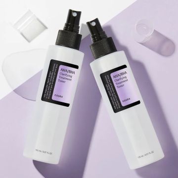 COSRX Tonique Clarifiant AHA/BHA Clarifying Treatment Toner 150ml, 2 Pièces