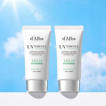 d'Alba Vegan Waterfull Mild Crème solaire 50 ml, Lot de 2