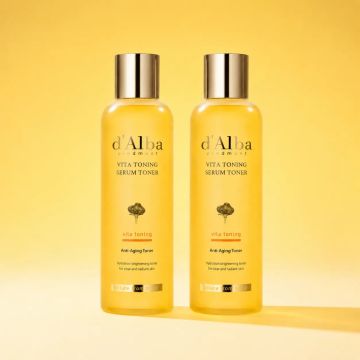 d'Alba Vita Toning Serum Toner 180ml, lot de 2
