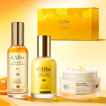 d'Alba Vita Toning Coffret anti-âge 3 pièces (brume + lotion + crème)