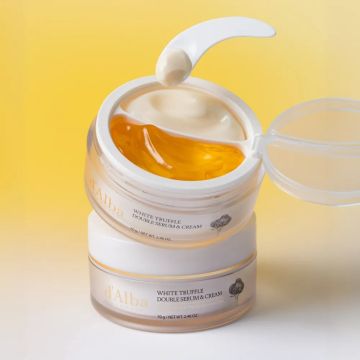 d'Alba Double Crème Végane en Pot 70 g (Lot de 2)