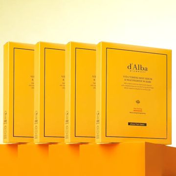 d'Alba Vita Toning Niacinamide 5% 提亮修护面膜 4盒装 (16片)