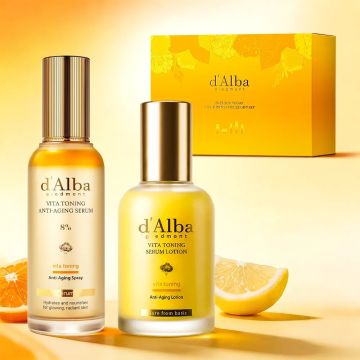 d'Alba Vita Toning Anti-Aging 2-teiliges Set (Mist + Lotion)