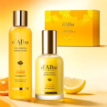 d'Alba Vita Toning Anti-Aging 2-teiliges Set (Toner+Lotion)