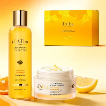 d'Alba Vita Toning مجموعة من قطعتين (تونر + كريم)
