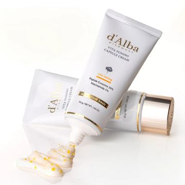 d'Alba Vita Toning Capsule Cream en Tube 55 g (Lot de 2)