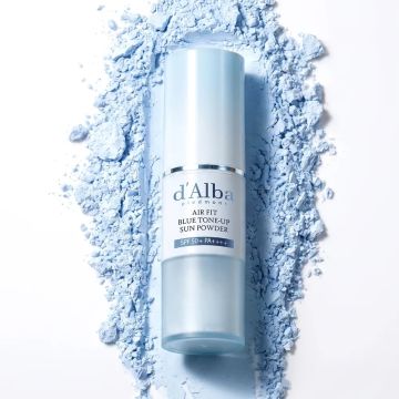 d'Alba بودرة الحماية من الشمس Air Fit No Sebum Blue Sun Powder بحجم 5.5 غرام