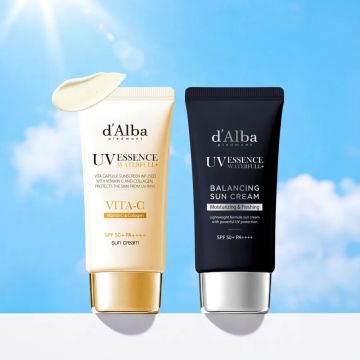 d'Alba مجموعة واقي الشمس Vita Capsule Anti-Aging قطعتين (Vita Sun 50 مل + Balancing Sun 50 مل)