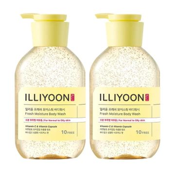 ILLIYOON Fresh Moisture Body Wash 500ml 2-Pack