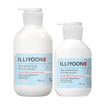 ILLIYOON Ceramide Ato Body Lotion Unscented 580ml + 300ml