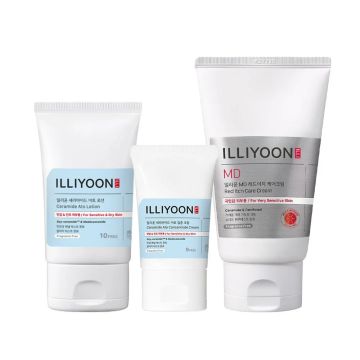 ILLIYOON Ceramide Ato Red Itch Care Body Lotion Trial Kit 128ml+50ml+30ml