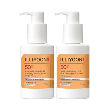 ILLIYOON Easy Wash Sun Cream 150ml 2-Pack SPF50+