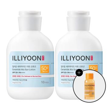 ILLIYOON Ceramide Ato Sun Lotion 180ml 2-Pack