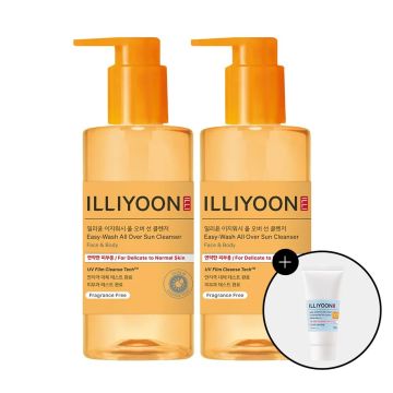 ILLIYOON Easy Wash All Over Sun Cleanser 200ml 2-Pack
