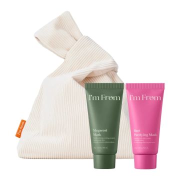 I'm from 2-teiliges Set mit Kord-Minitasche + Maskenpackung 30g