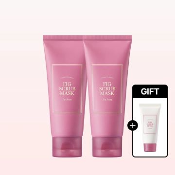 I'm from Mascarilla Exfoliante Fig Scrub Mask 100g Paquete de 2 + 30g
