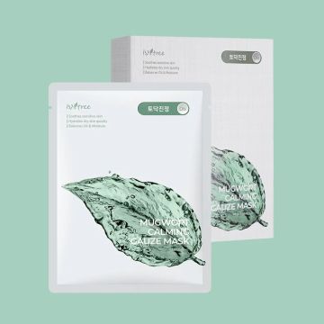 ISNTREE Mugwort Calming Gauze Mask 23 g 10 mascarillas