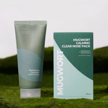 ISNTREE Mugwort Calming Jumbo Clay Mask 200ml + Clear Nose Strip 5 Unidades