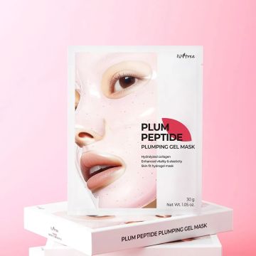 ISNTREE Masque Gel Plum Peptide Plumping 4 Feuilles