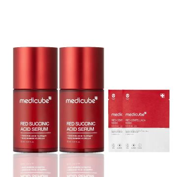 medicube سيروم Succinic Acid Blemish Serum سعة 30 مل (عبوة من قطعتين)