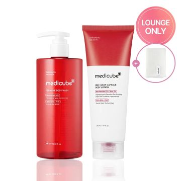 medicube Set de 2 piezas Body Trouble Care (Gel de baño 400 ml + Loción corporal 230 ml)