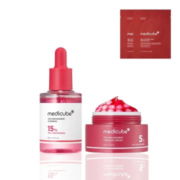 medicube Kit de 2 peças Tranexamic Acid Blemish Toning (Sérum 30ml + Creme 55ml)