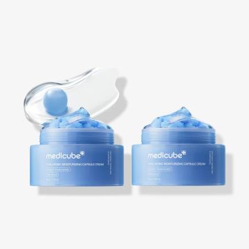 medicube كريم كبسولات الترطيب Hyaluronic Acid سعة 55 مل - طقم من قطعتين