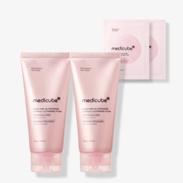 medicube PDRN Pink Capsule フォームクレンザー 120ml 2個セット