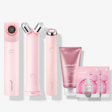 medicube AGE-R V-Line Set (High Focus Shot Plus+EMS V Roller Head+Booster Pro Mini Plus)